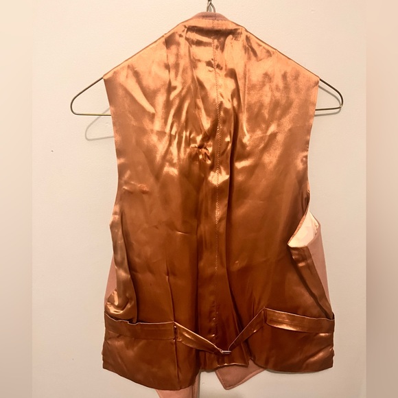 Holt Renfew - Men’s Medium - 100% Wool Vest - Tan - Vintage- Made In England- - Picture 8 of 13